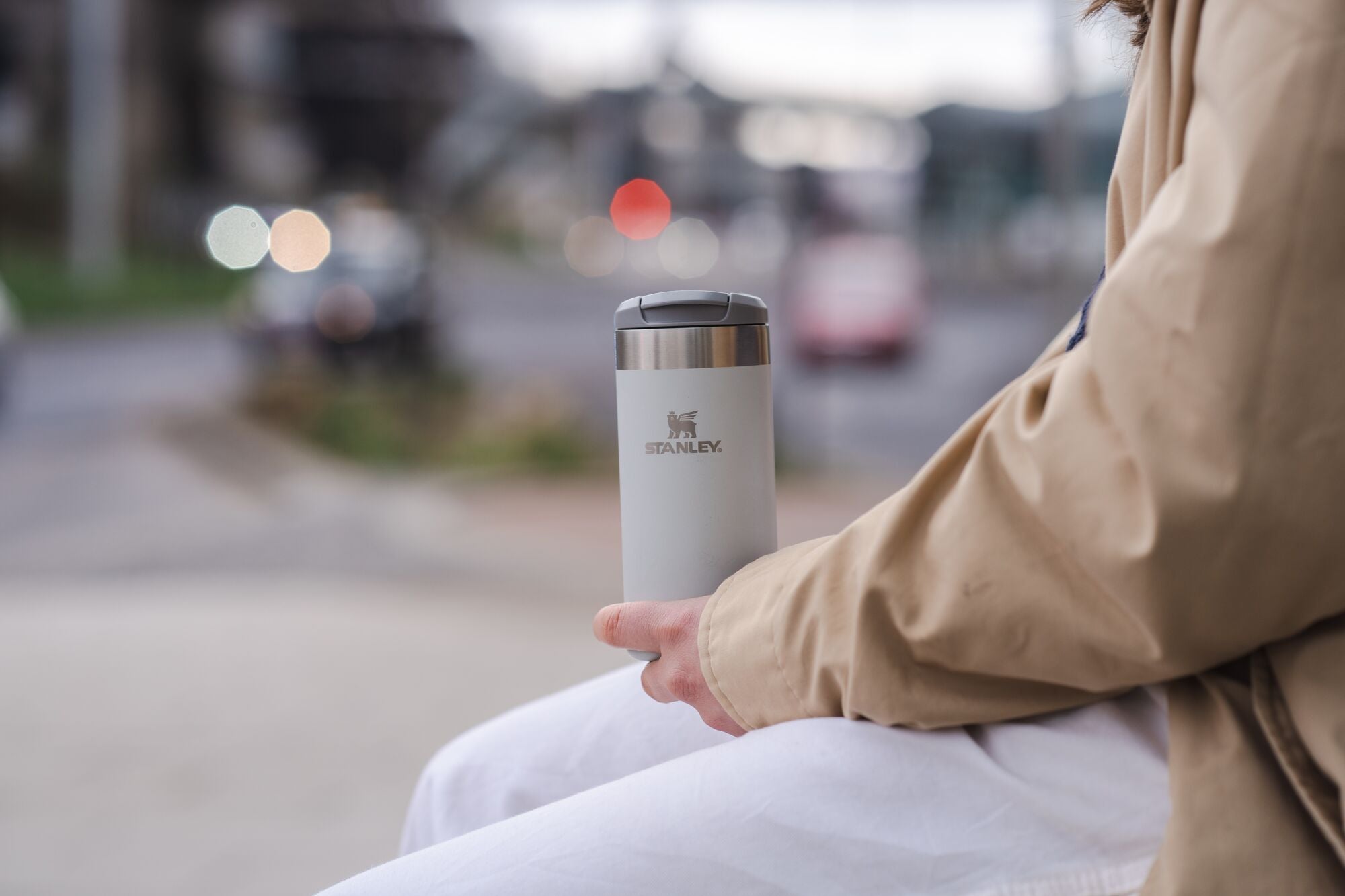 AeroLight Transit termokop, Fog Metallic - 0,35 L